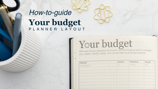  how to guide for your budget planner layout 